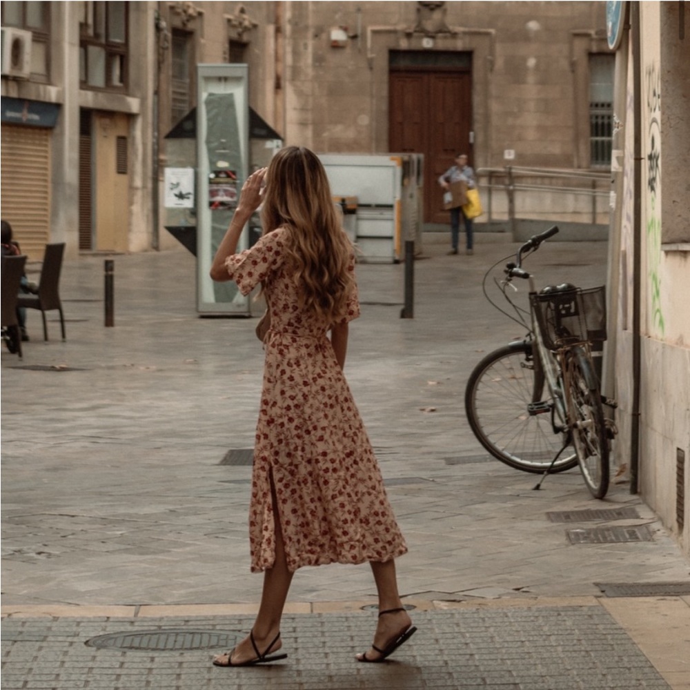 Faithfull The Brand x Anthropologie Wrap Dress - Picture 2 of 7